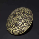 Viking Oval Brooch