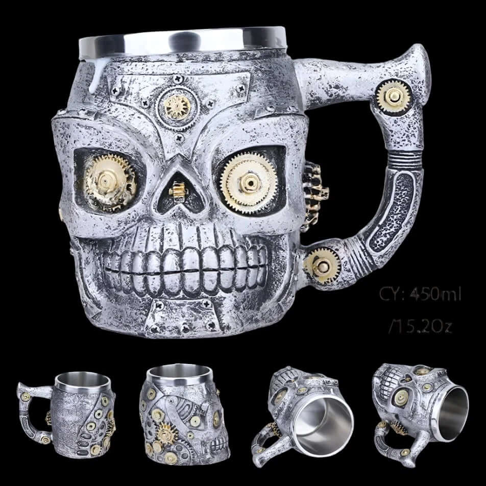 Viking Skull Tankard Mug