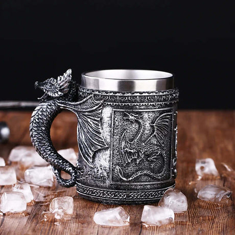 Viking Skull Tankard Mug