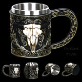 Viking Skull Tankard Mug