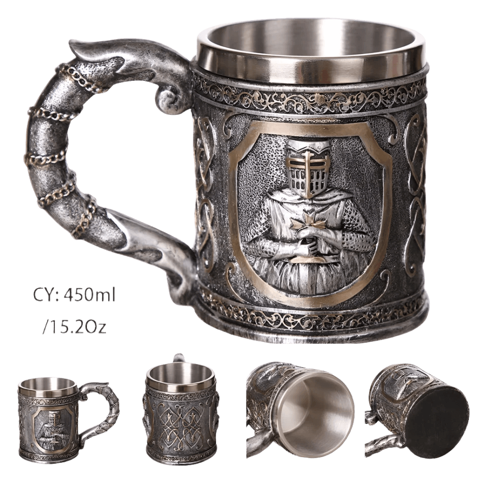 Viking Skull Tankard Mug