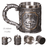 Viking Skull Tankard Mug