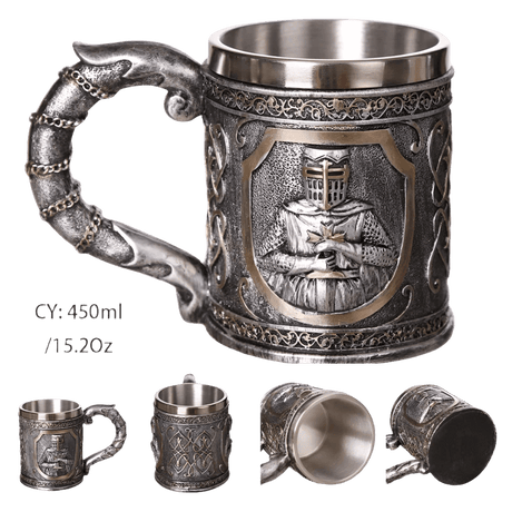 Viking Skull Tankard Mug