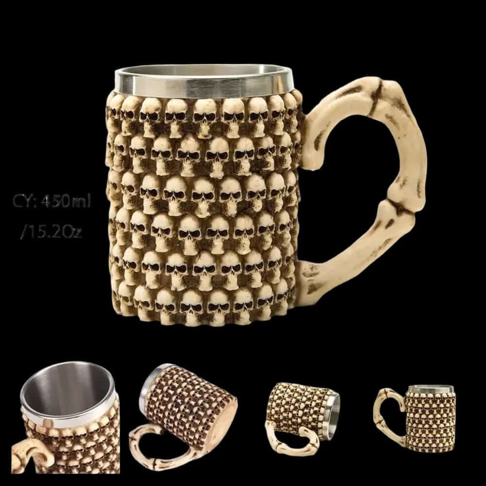 Viking Skull Tankard Mug