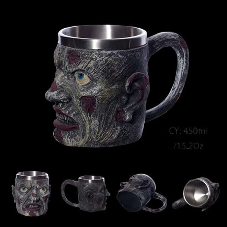 Viking Skull Tankard Mug-Tales of Valhalla