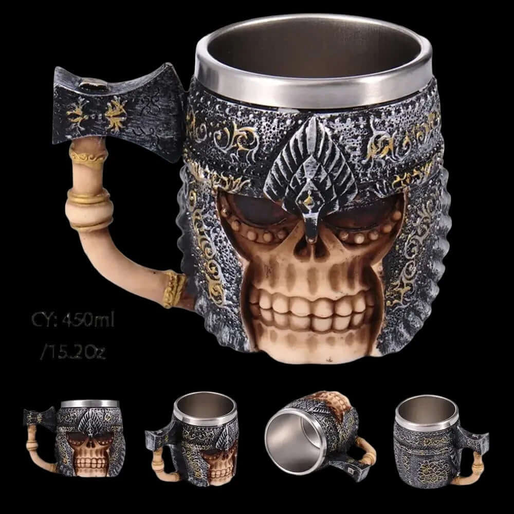 Viking Skull Tankard Mug-Tales of Valhalla