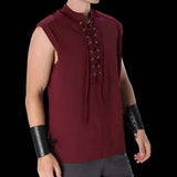 Viking Sleeveless Collar Tunic