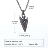 Viking Spearhead Necklace