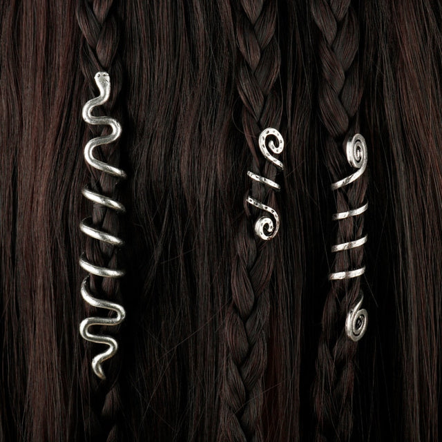 Viking Spiral Hair Beads