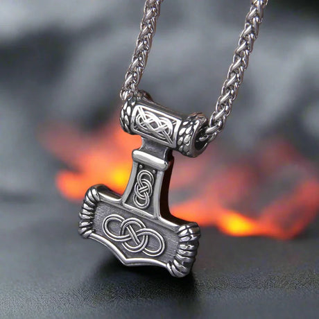 Viking Thor's Hammer Mjolnir Necklace-Tales of Valhalla