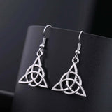 Viking Triquetra Celtic Knot Earrings