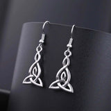 Viking Triquetra Celtic Knot Earrings