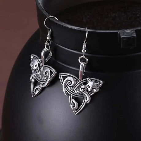 Viking Triquetra Celtic Knot Earrings-Tales of Valhalla