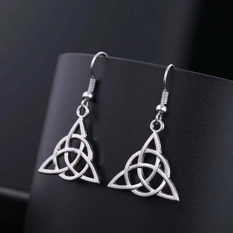 Viking Triquetra Celtic Knot Earrings-Tales of Valhalla