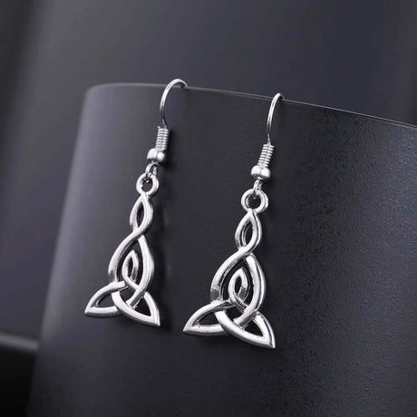 Viking Triquetra Celtic Knot Earrings-Tales of Valhalla