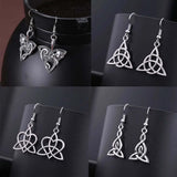 Viking Triquetra Celtic Knot Earrings