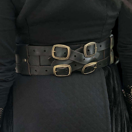 Viking Wide Leather Belt