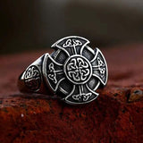 Vintage Celtic Knot Cross Ring