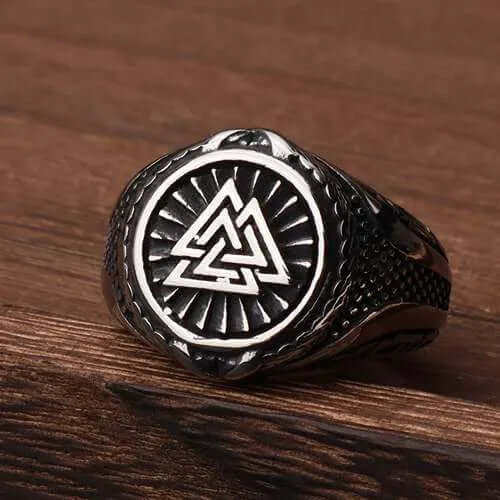 Vintage Valknut Ring