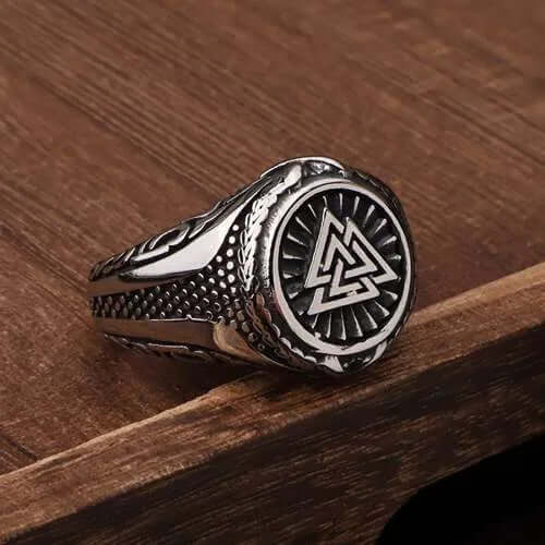 Vintage Valknut Ring