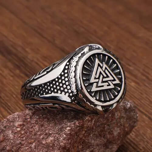 Vintage Valknut Ring