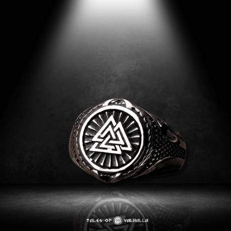 Vintage Valknut Ring-Tales of Valhalla