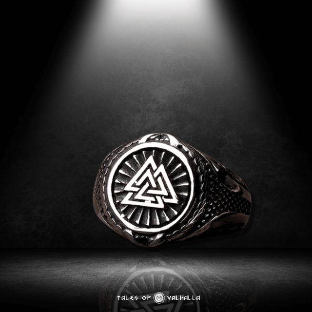 Vintage Valknut Ring