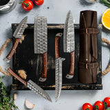 Virgin Rose 5pcs Chef Knife Set