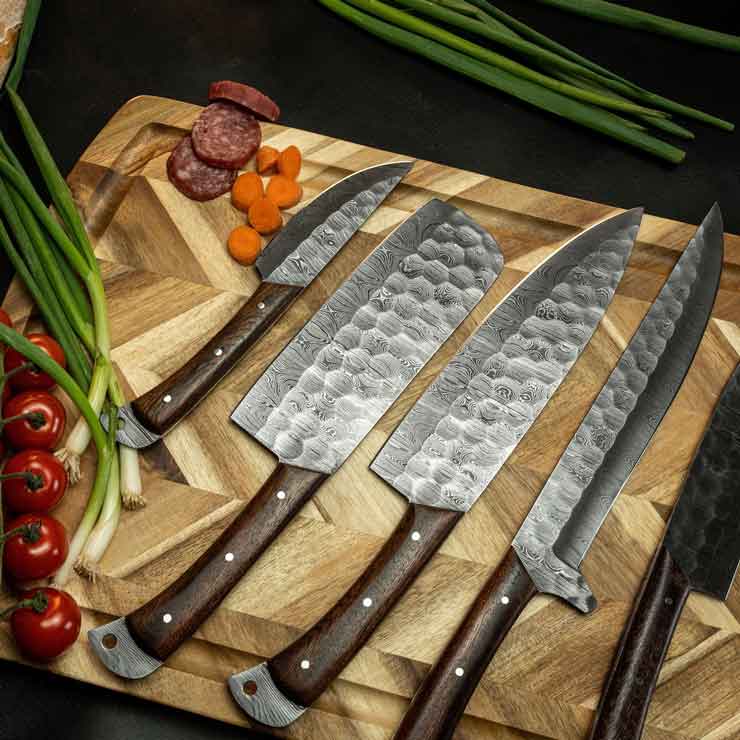 Virgin Rose 5pcs Chef Knife Set