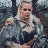 Warrior Fur Shawl-Tales of Valhalla