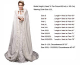 White Wedding Faux Cloak