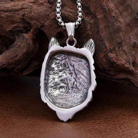 Wolf Head Necklace