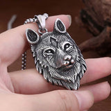 Wolf Head Necklace