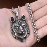 Wolf Head Necklace