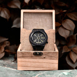 Wooden Viking Watch With Vegvisir Symbol