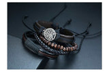 Yggdrasil Leather Bracelet