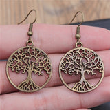 Yggdrasil Tree Of Life Drop Earrings