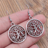 Yggdrasil Tree Of Life Drop Earrings