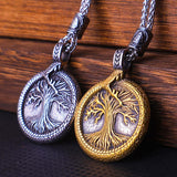 Yggdrasil and Ouroboros Necklace