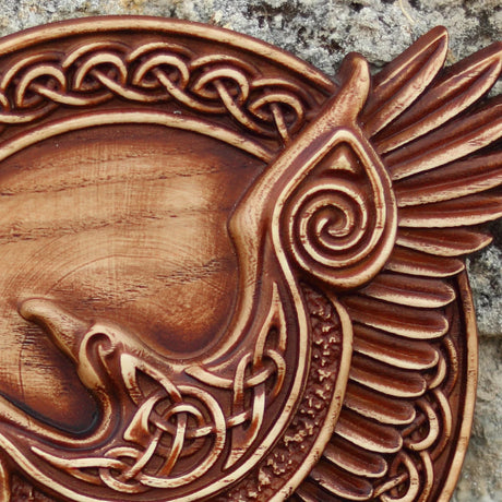 Raven Wooden Panel