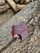 American Flag Damascus Knife & Pizza Cutter Set