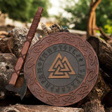 Valknut Warrior Shield & Axe Set