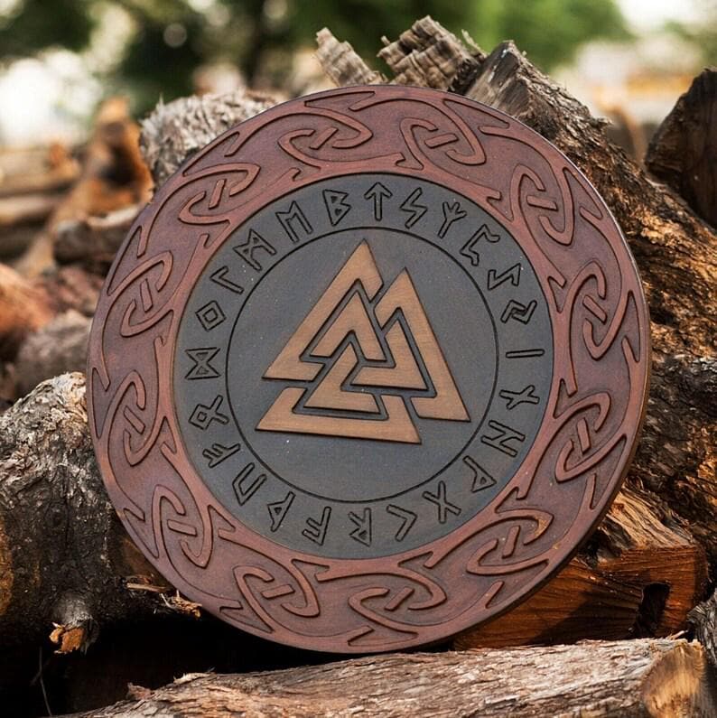 Valknut Warrior Shield & Axe Set