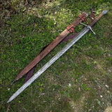 Emerald Accents Long Sword