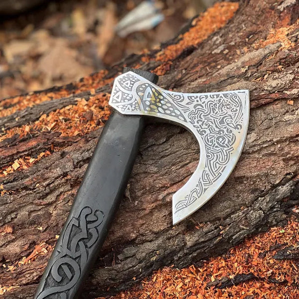 Old Norse Engraved Axe
