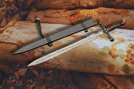 Twisted Damascus Sword