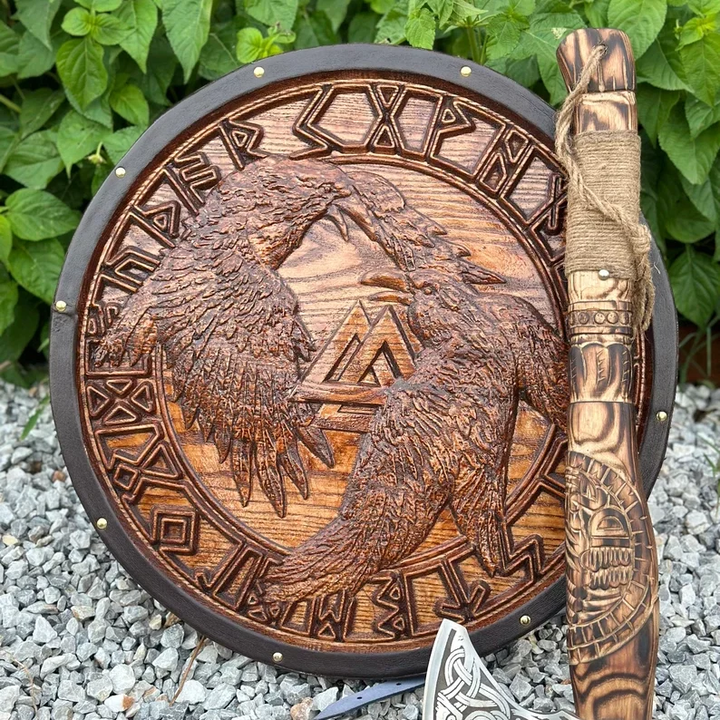 Eivor Raven Axe & Shield Set