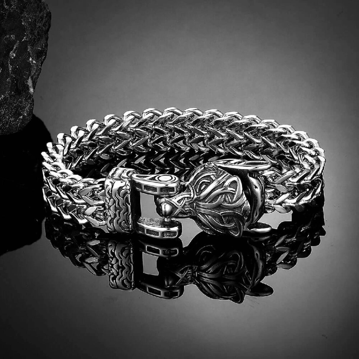 Fenrir Mesh Chain Bracelet