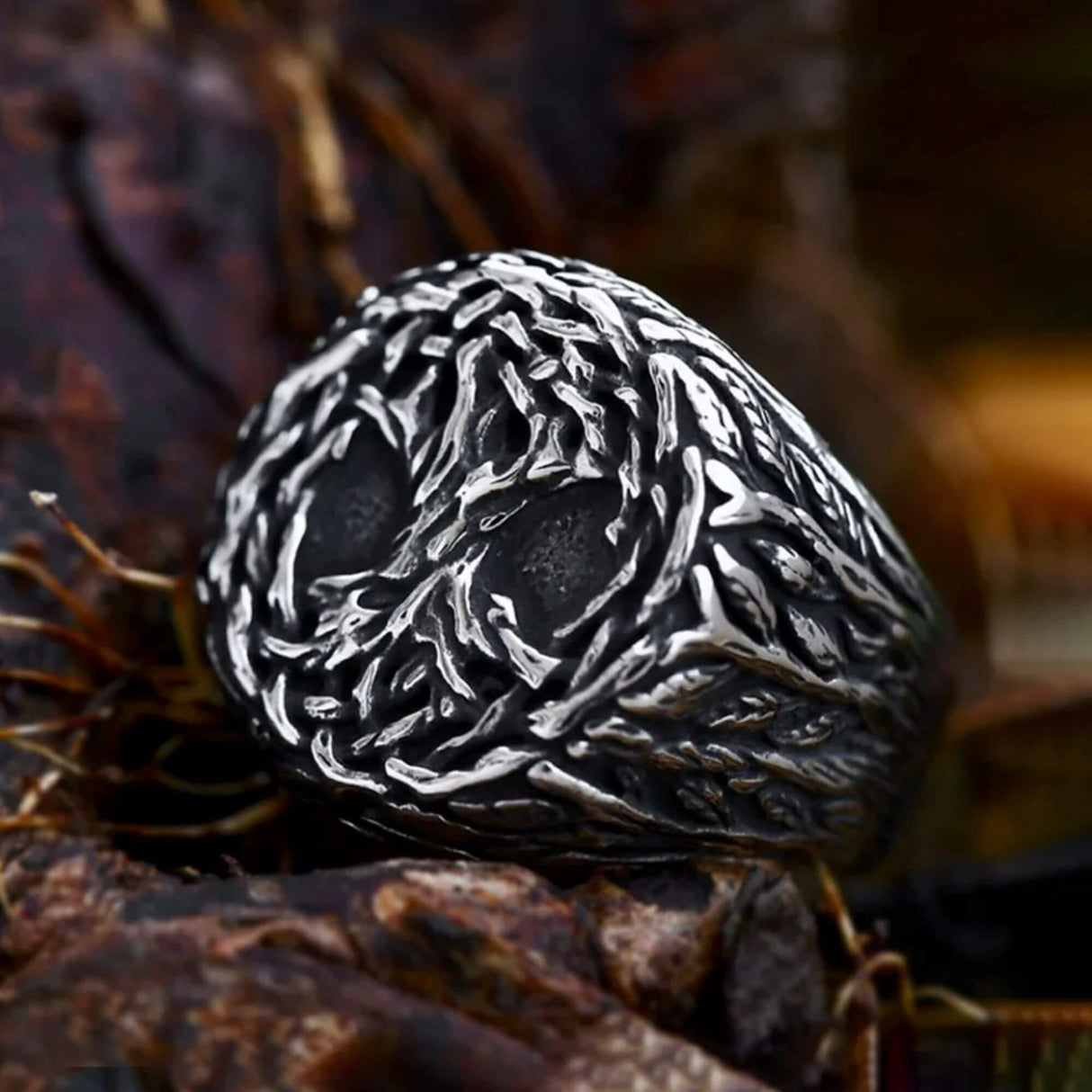Rooted Tree of Life Ring