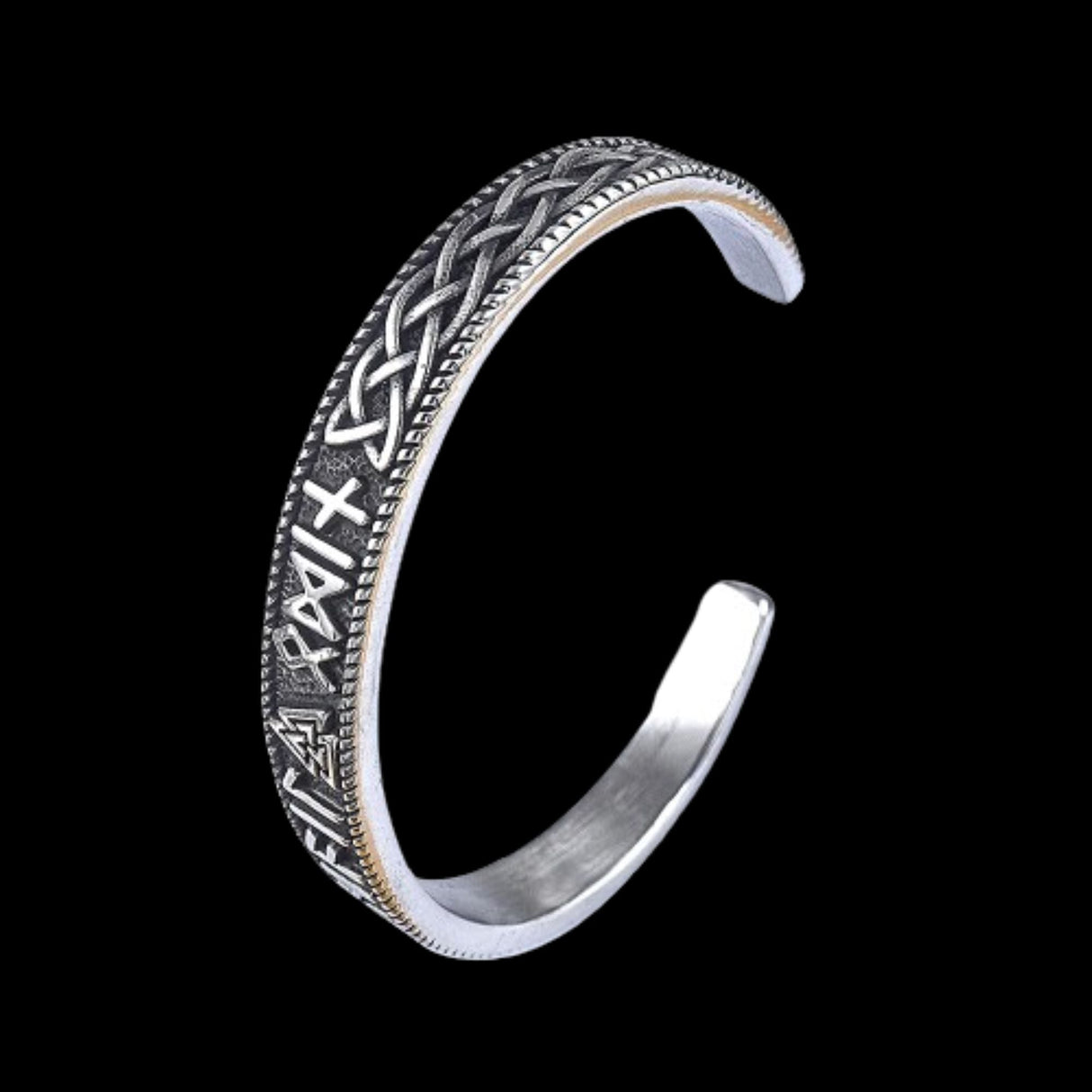 Valknut and Runes Arm Ring